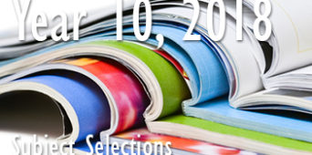 Year 10, 2018 Subject Selections