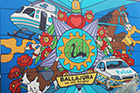 BCC Police Rangers help create stunning mural