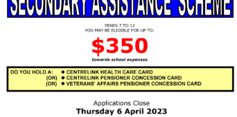 Secondary Assistance Scheme