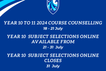 Year 10 to Year 11 2024 Course Counselling Timeline